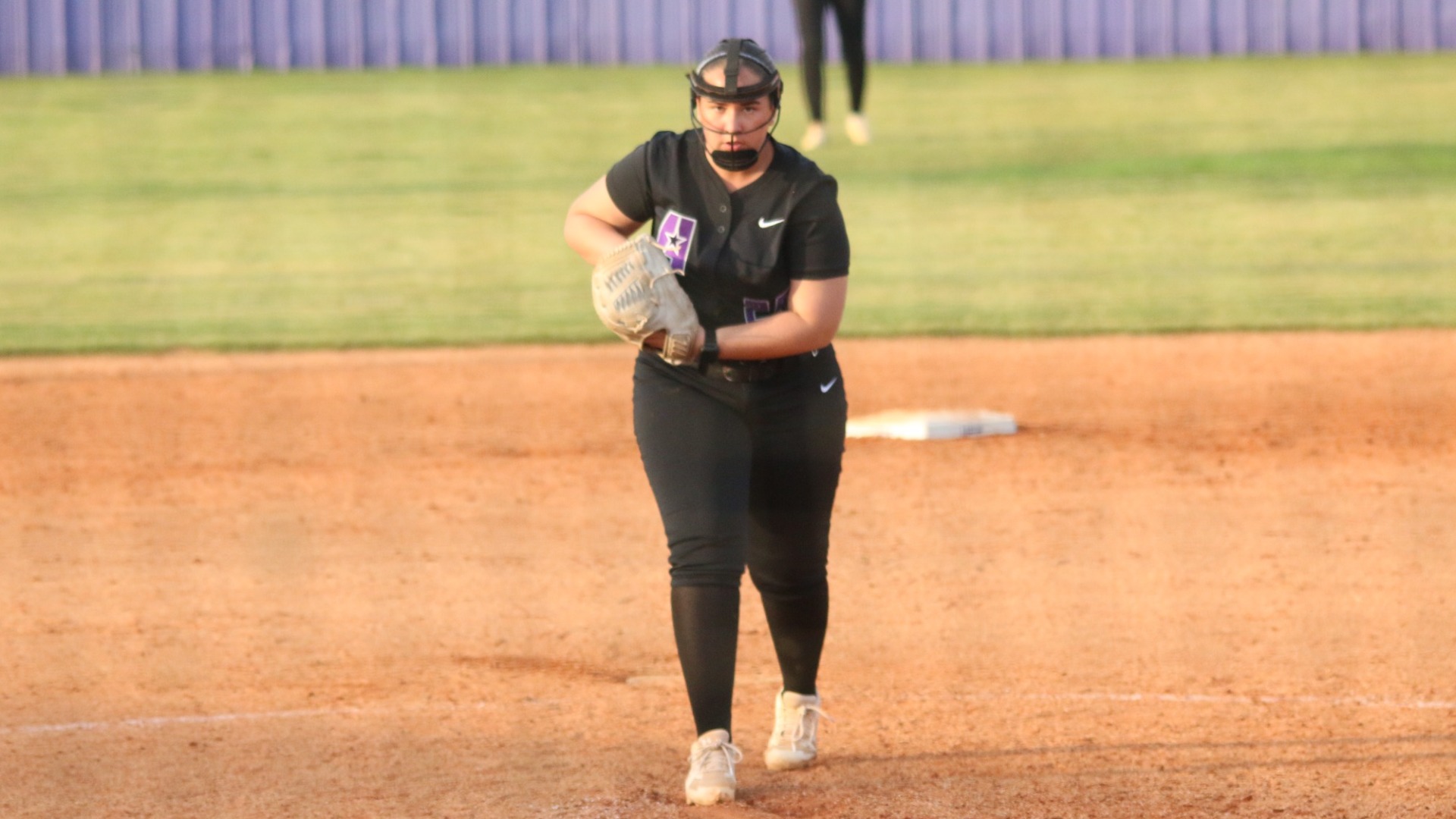 Samantha Hayes prepares to deliver a pitch