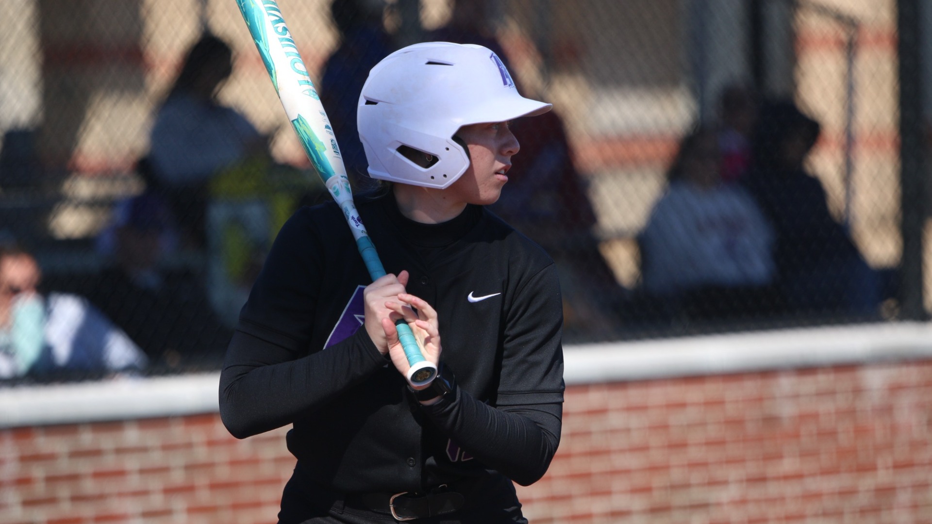 Kaetlyn Dunbar stands in the box during a game at Ward 9 during the Generals Showdown