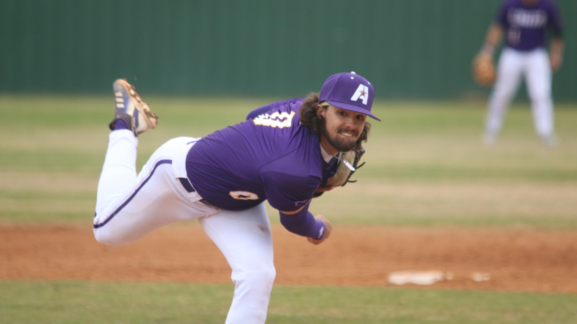 Colin Ardoin delivers a pitch during a game