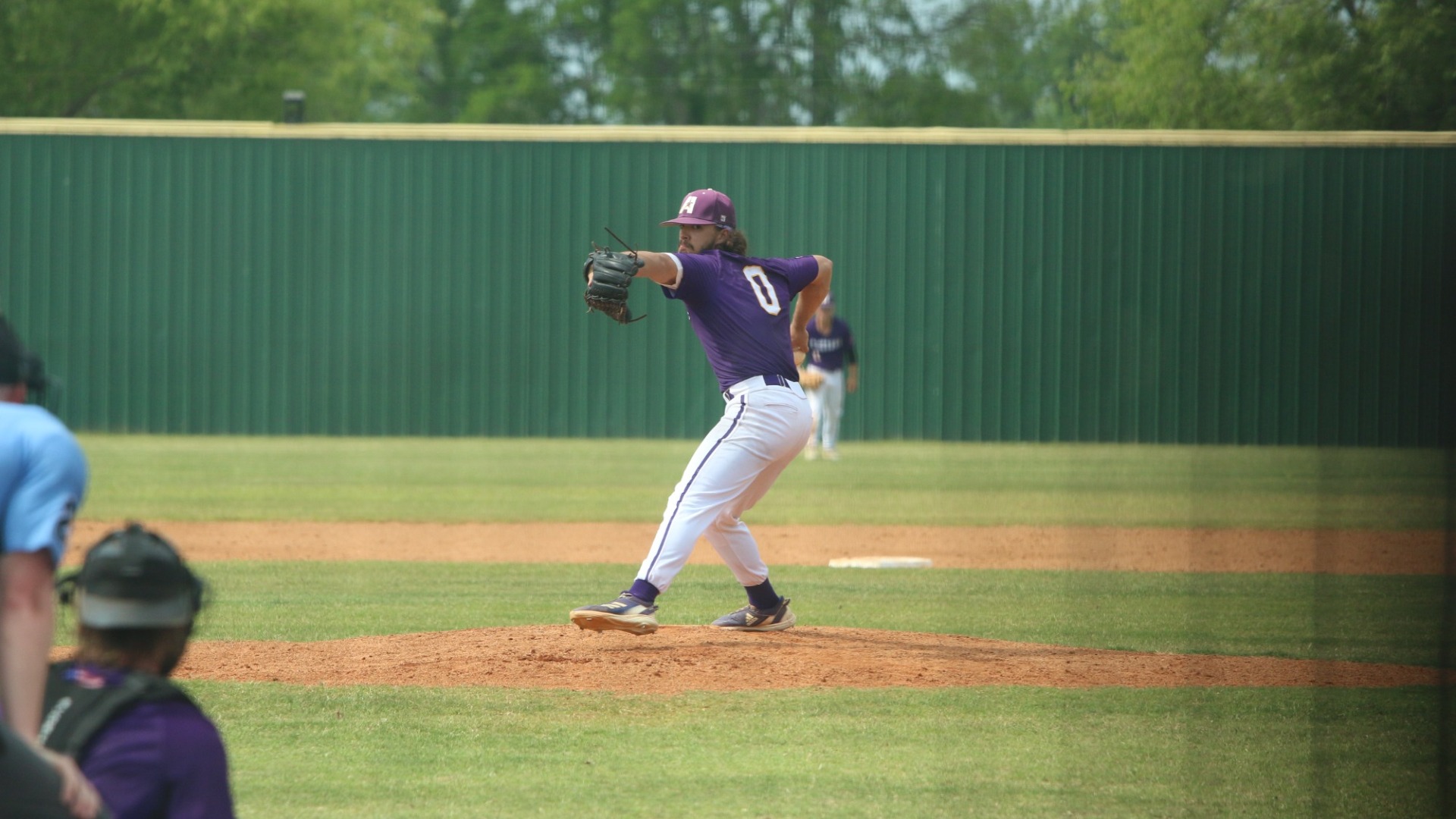 Colin Ardoin delivers a pitch against TAMUT in the RRAC Opening Round