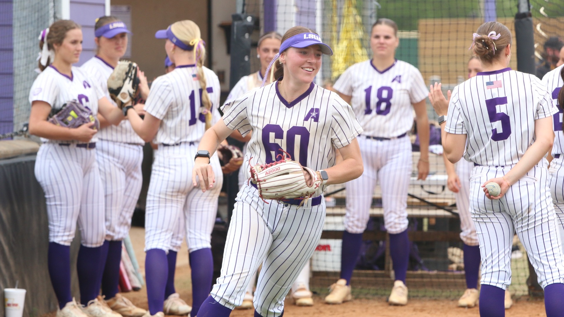 Kilee Moody leaves the introduction tunnel before a game