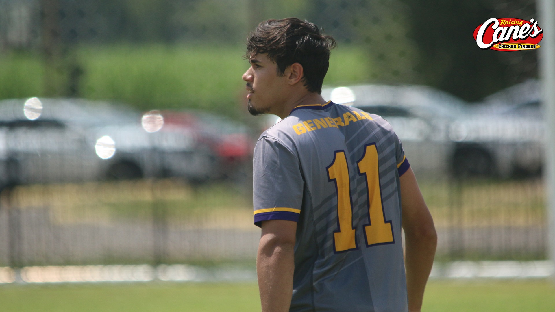 Thiago Lopes looks to his left during a game