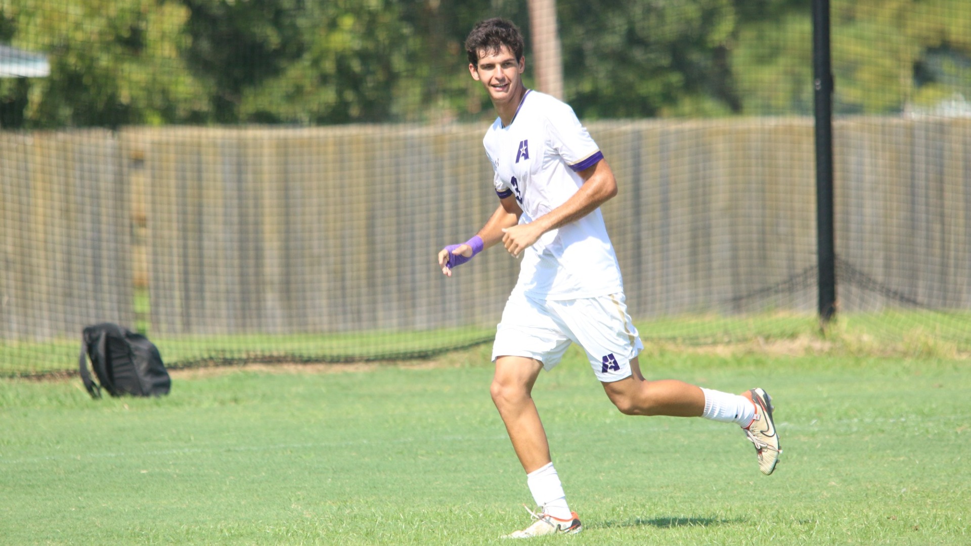 Pablo Novoa defends his line during a game