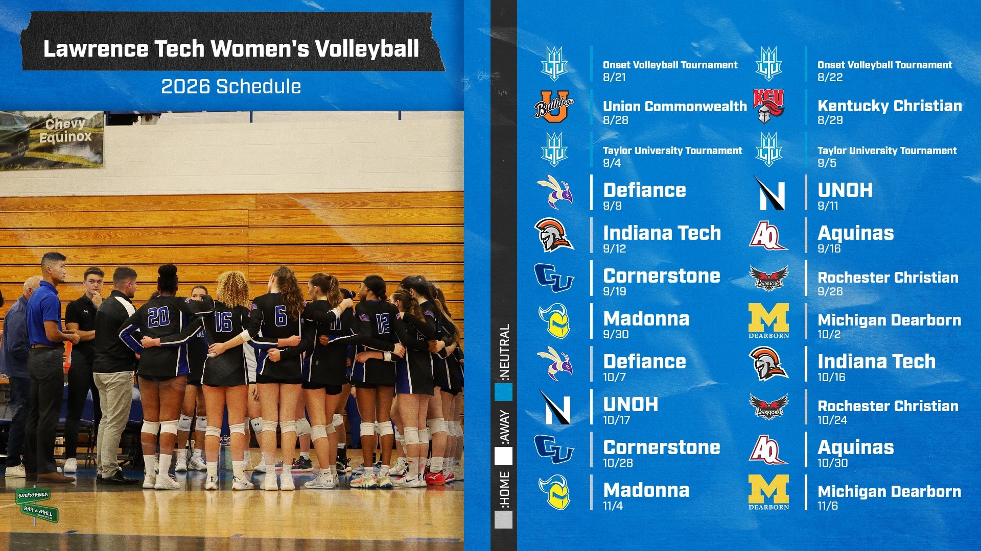 Vball Schedule