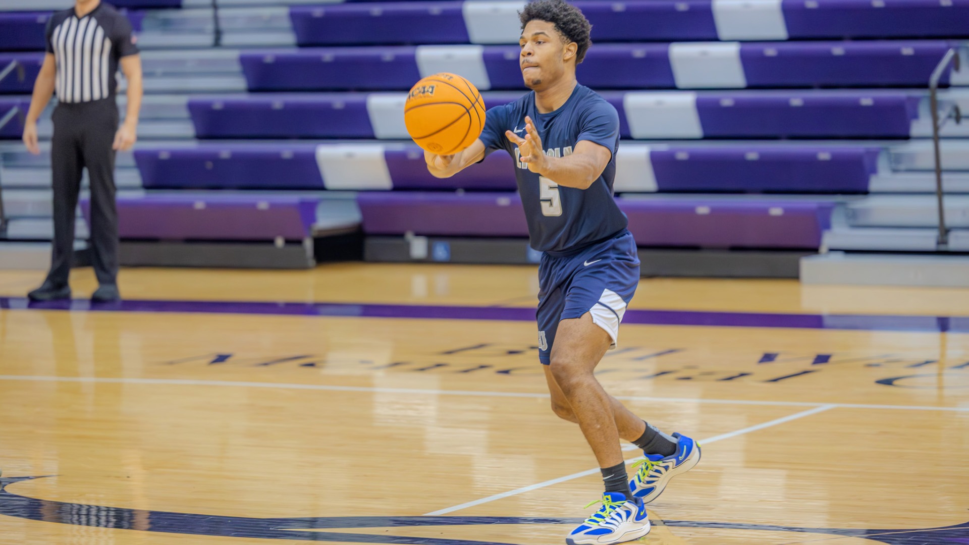 Tyler Lucas Passes in a Neutral Site Game Against Emporia State in 2025