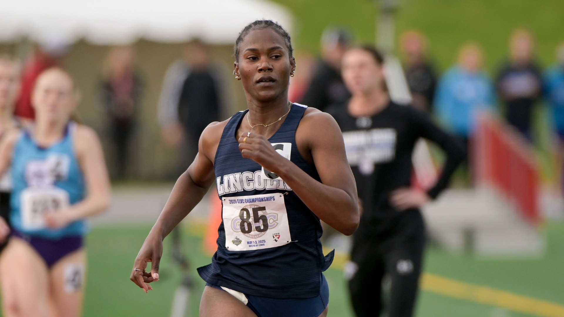 Britney Brown Competes for Lincoln at the 2025 GLVC Outdoor Track & Field Championships
