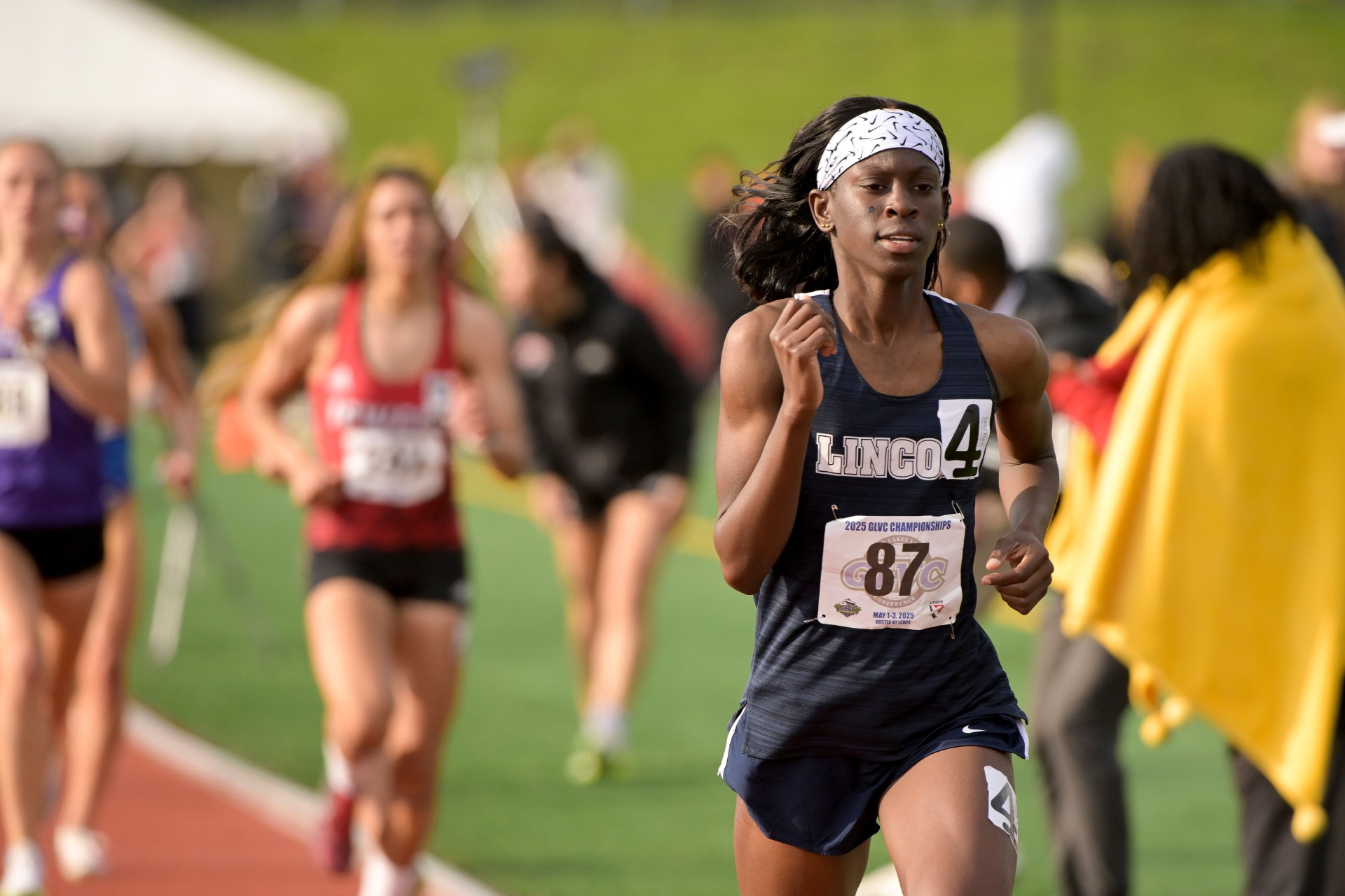 Shaneal Clarke Giddings Competes at the 2025 GLVC Outdoor Track & Field Championships