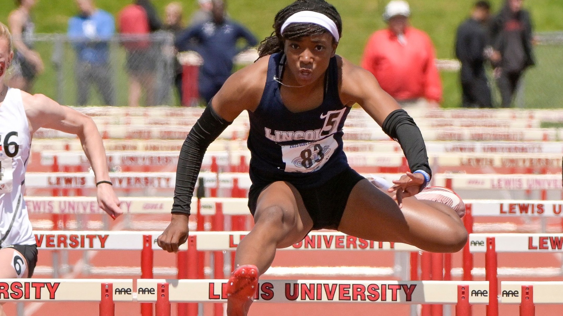 Aaliyannah Anderson Competes in the Hurdles During the 2025 Outdoor Track & Field Season