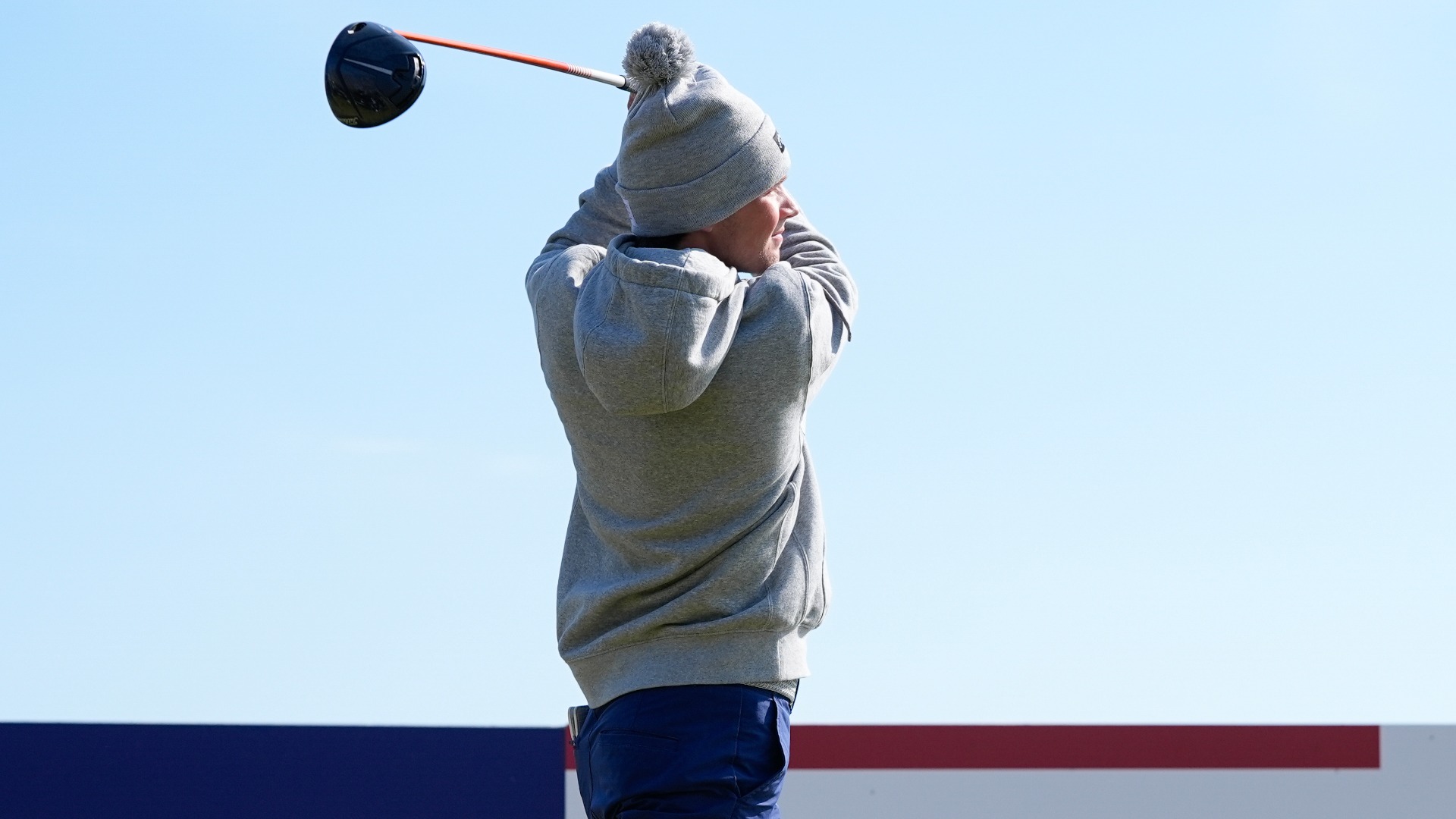 KOHLER, WI - MAY 07: Jett Maasen of the Lincoln University of Missouri hits his tee shot on the first hole during the final round of the PGA WORKS Collegiate Championship at Whistling Straits on Wednesday, May 7, 2025 in Kohler, Wisconsin. (Photo by Patrick McDermott/PGA of America)