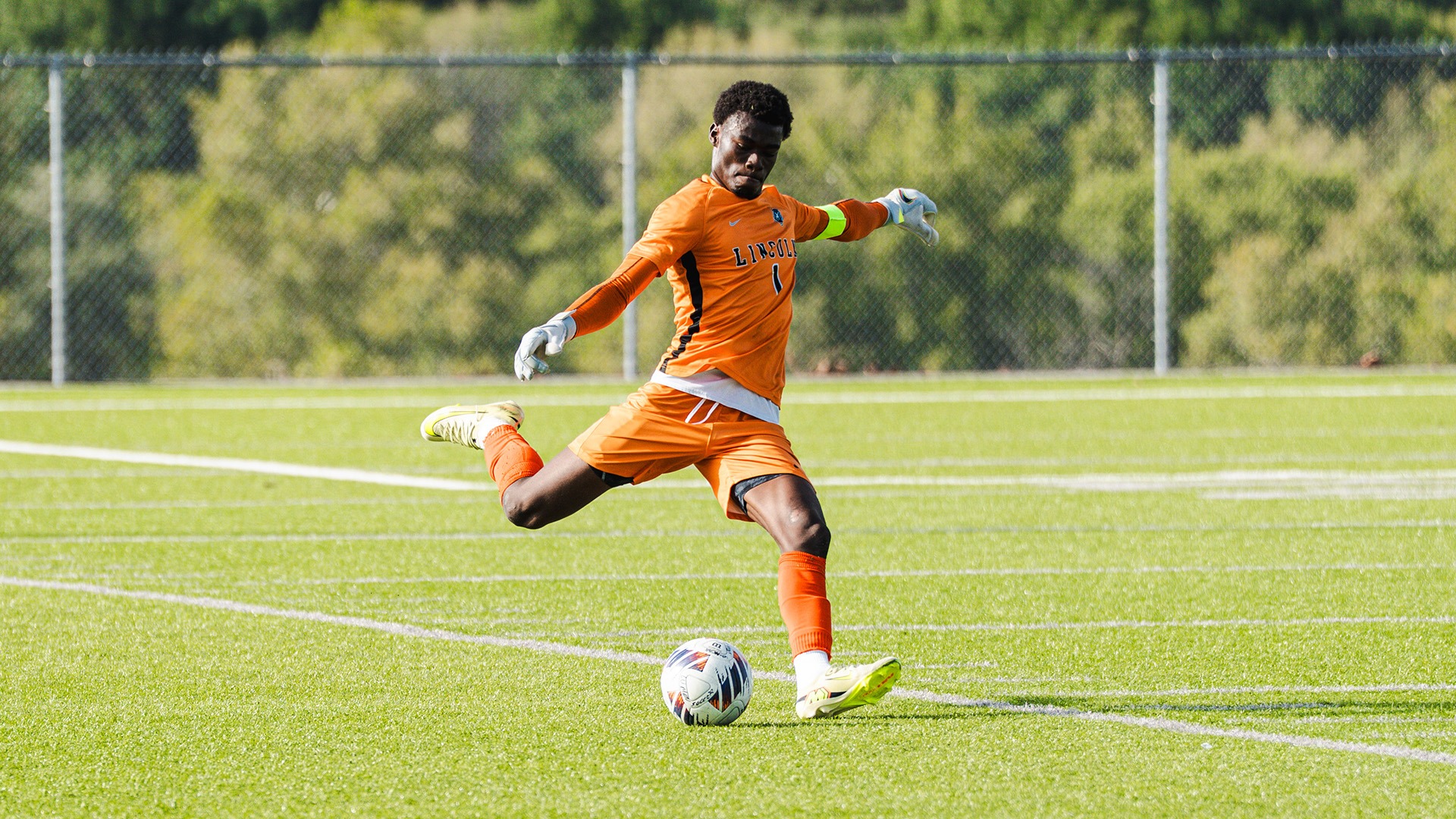 Vincent Osei Prepares to Kick the Ball in a Home Match in 2026