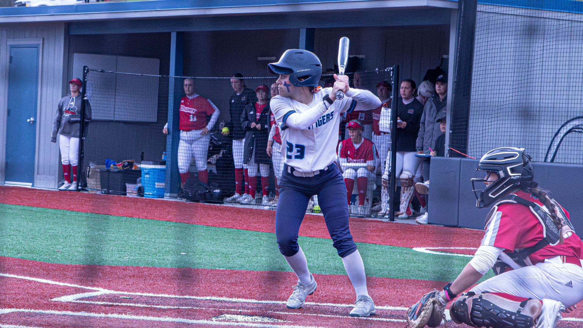 Ann-Marie Simpson Bats Against Drury