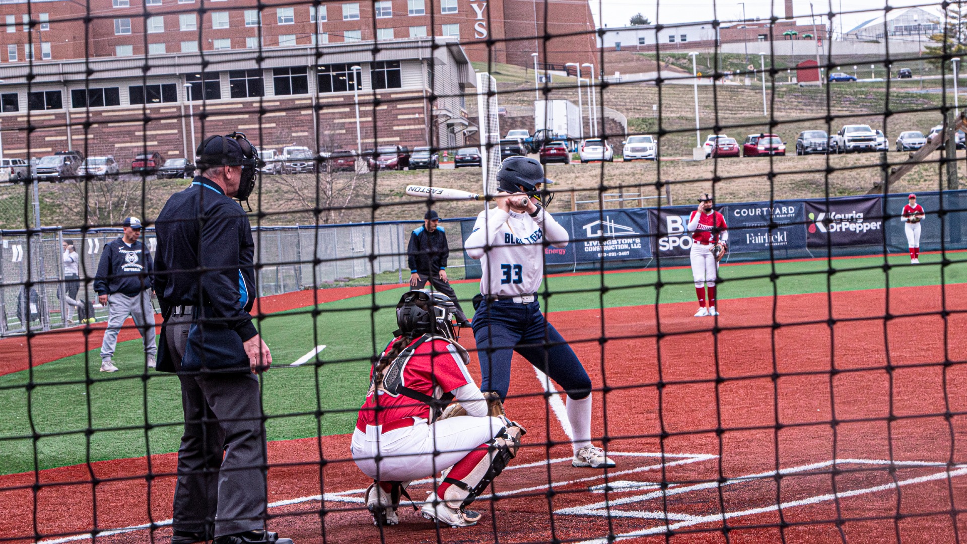 Faith Jaegers Takes the Plate Against Drury