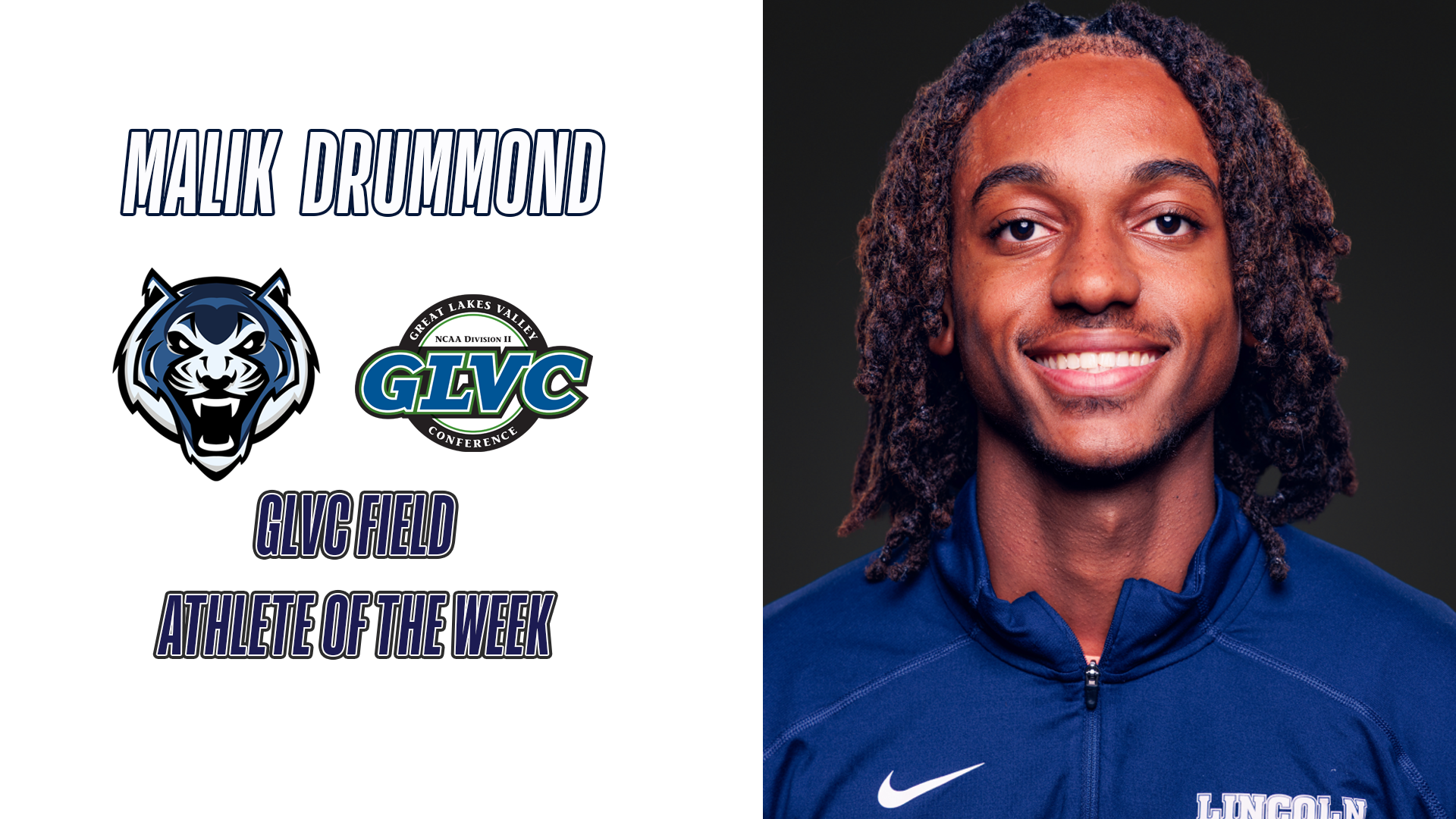 Malik Drummond GLVC Field Athlete of the Week
