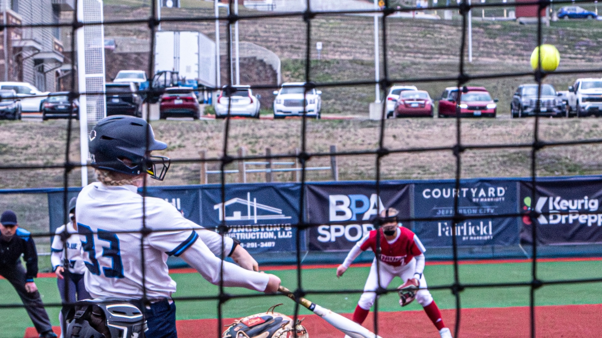 Faith Jaegers Gets a Hit at LU Softball Field in 2026