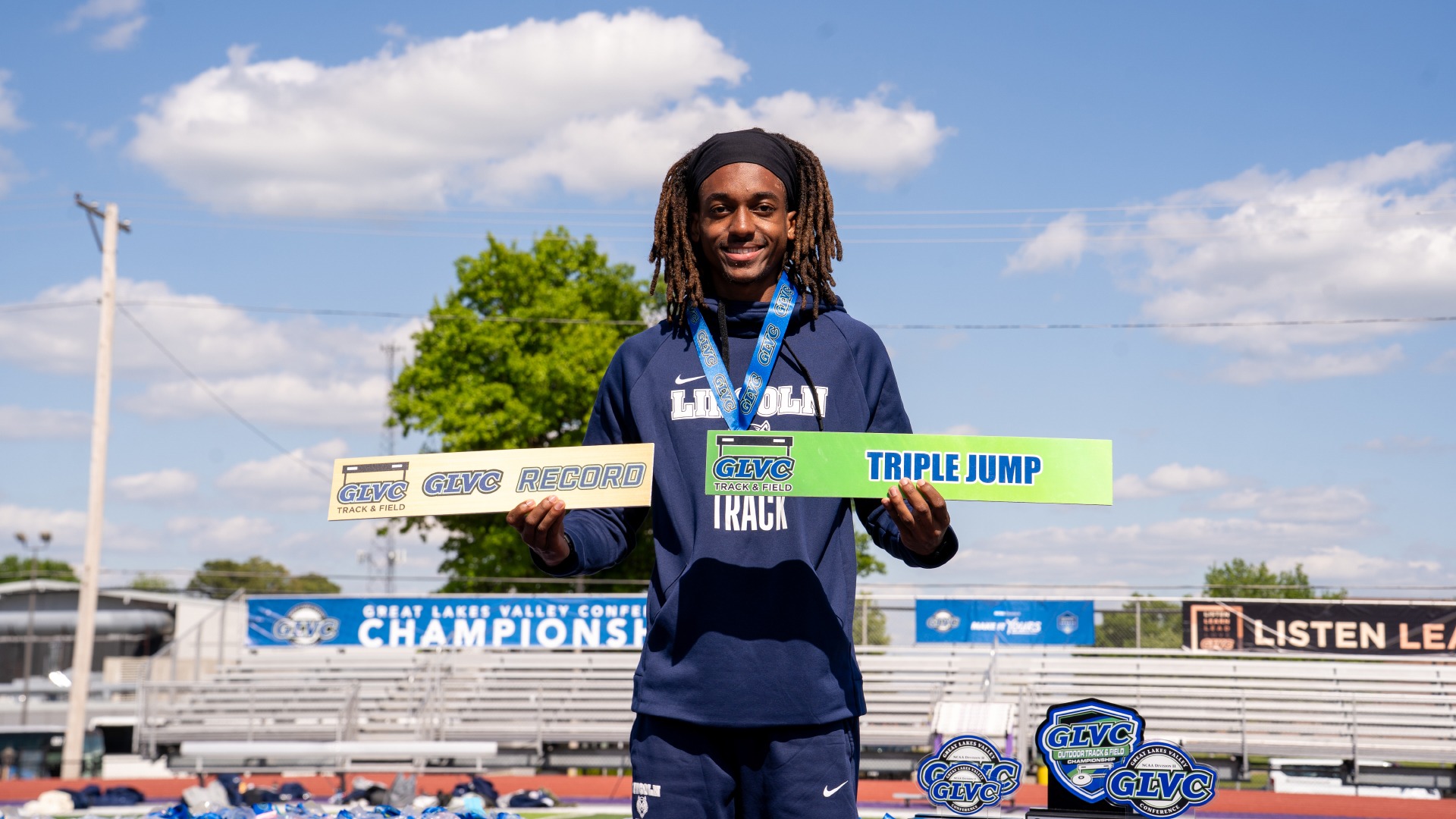 Malik Drummond on the GLVC Program After Breaking the League Record in the Triple Jump in 2026