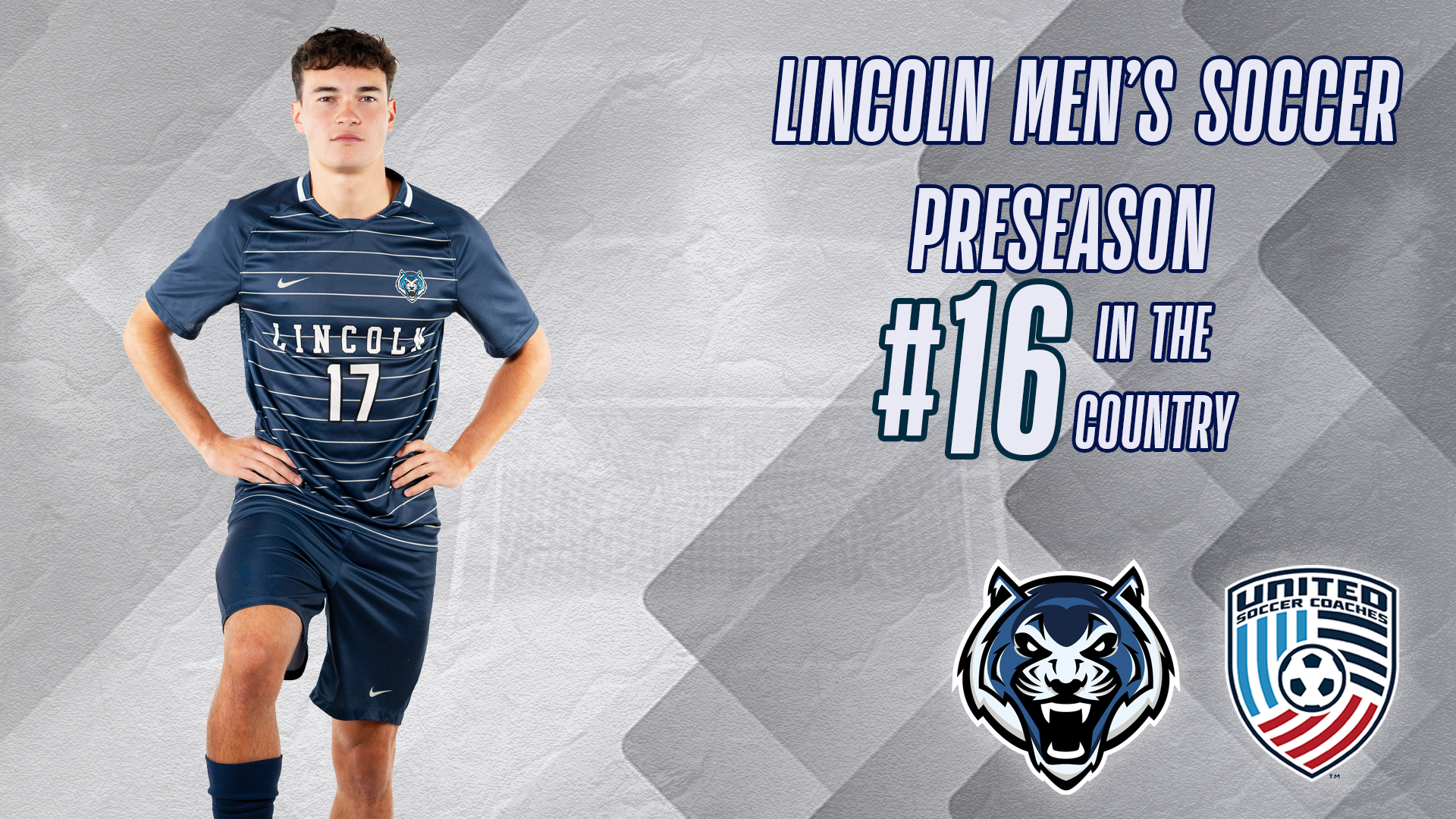Lincoln Men's Soccer is Ranked No. 16 in the NCAA Division II Preseason Poll