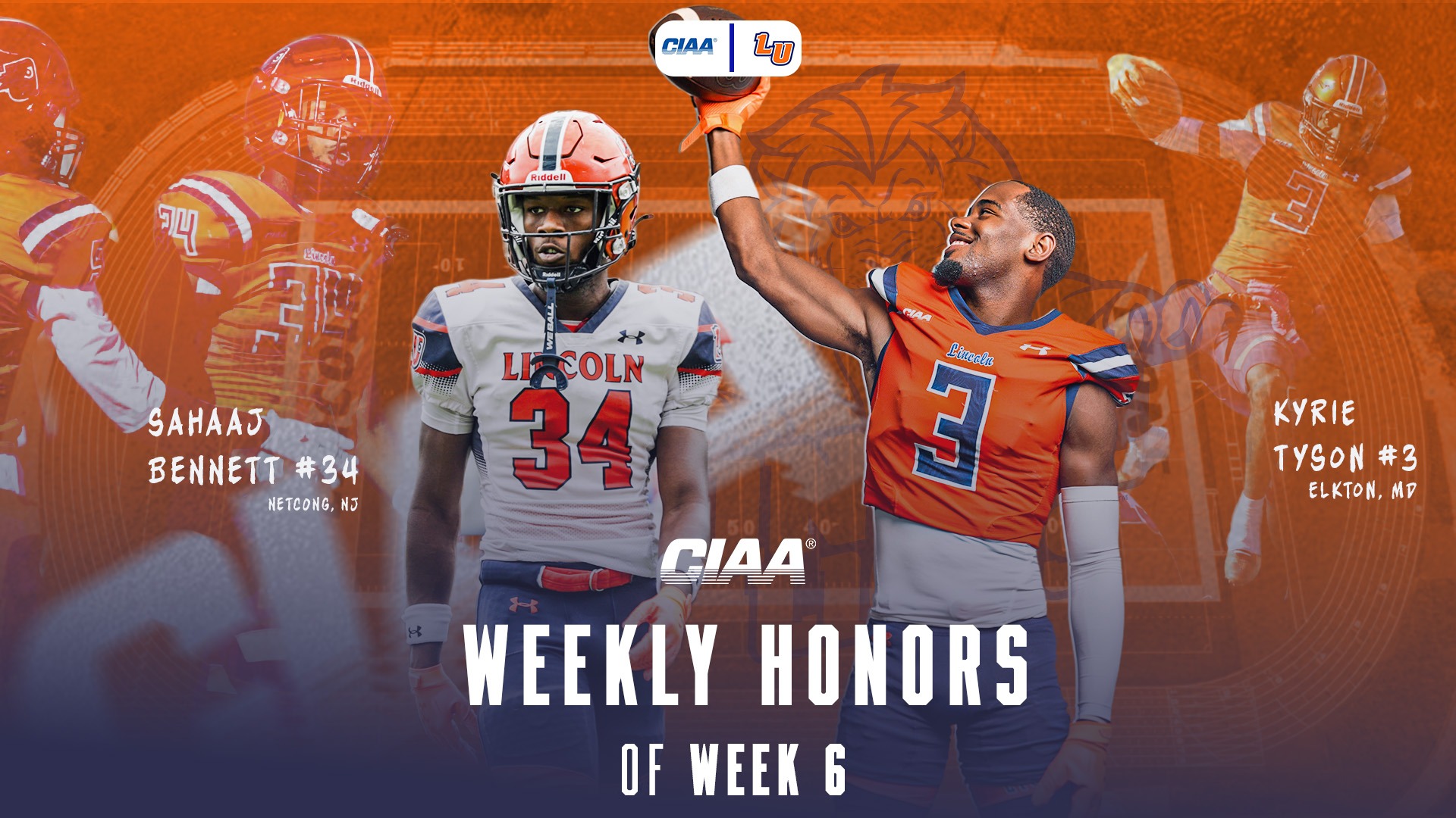 CIAA football weekly honors - week 6