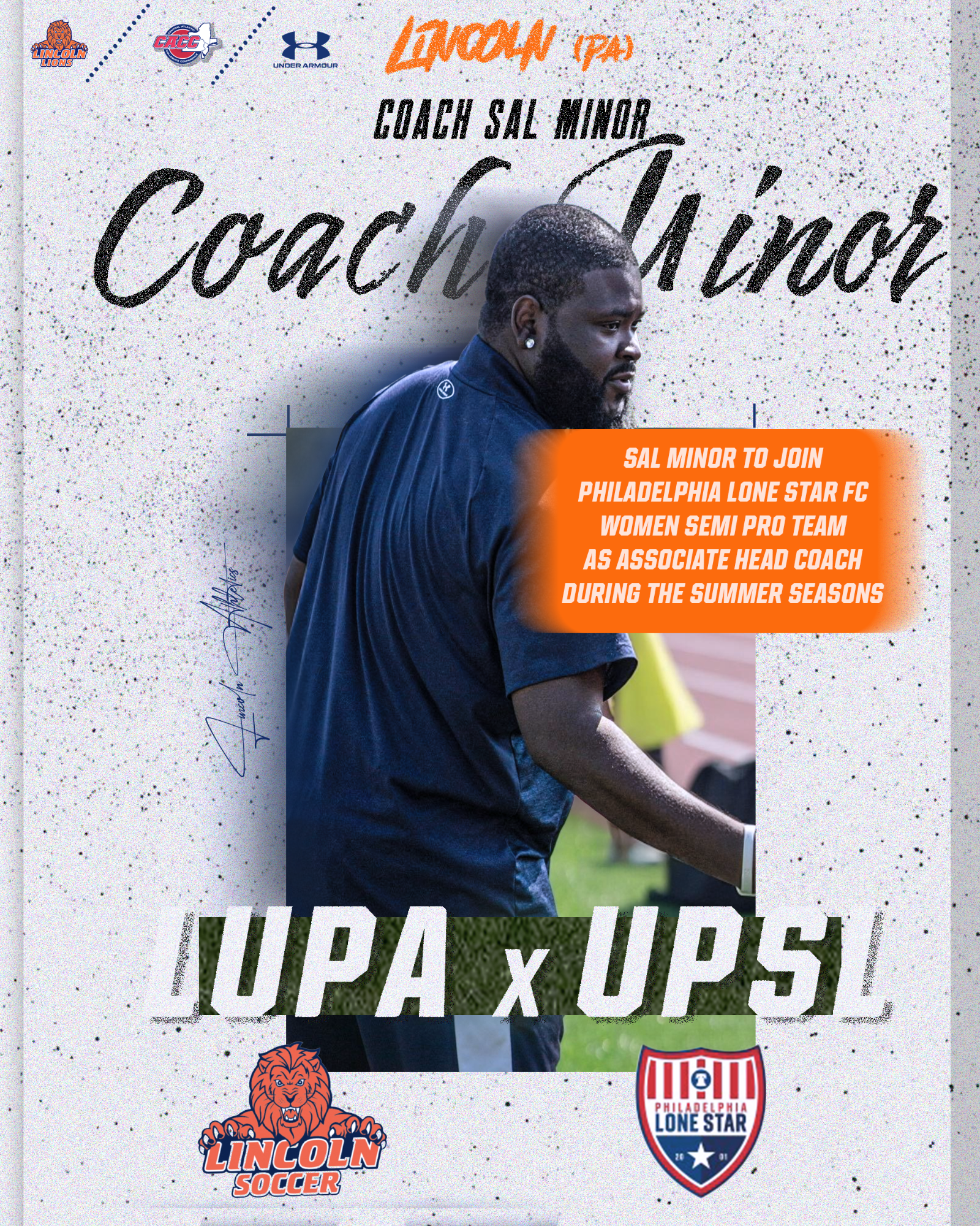 Coach Sal summer role 