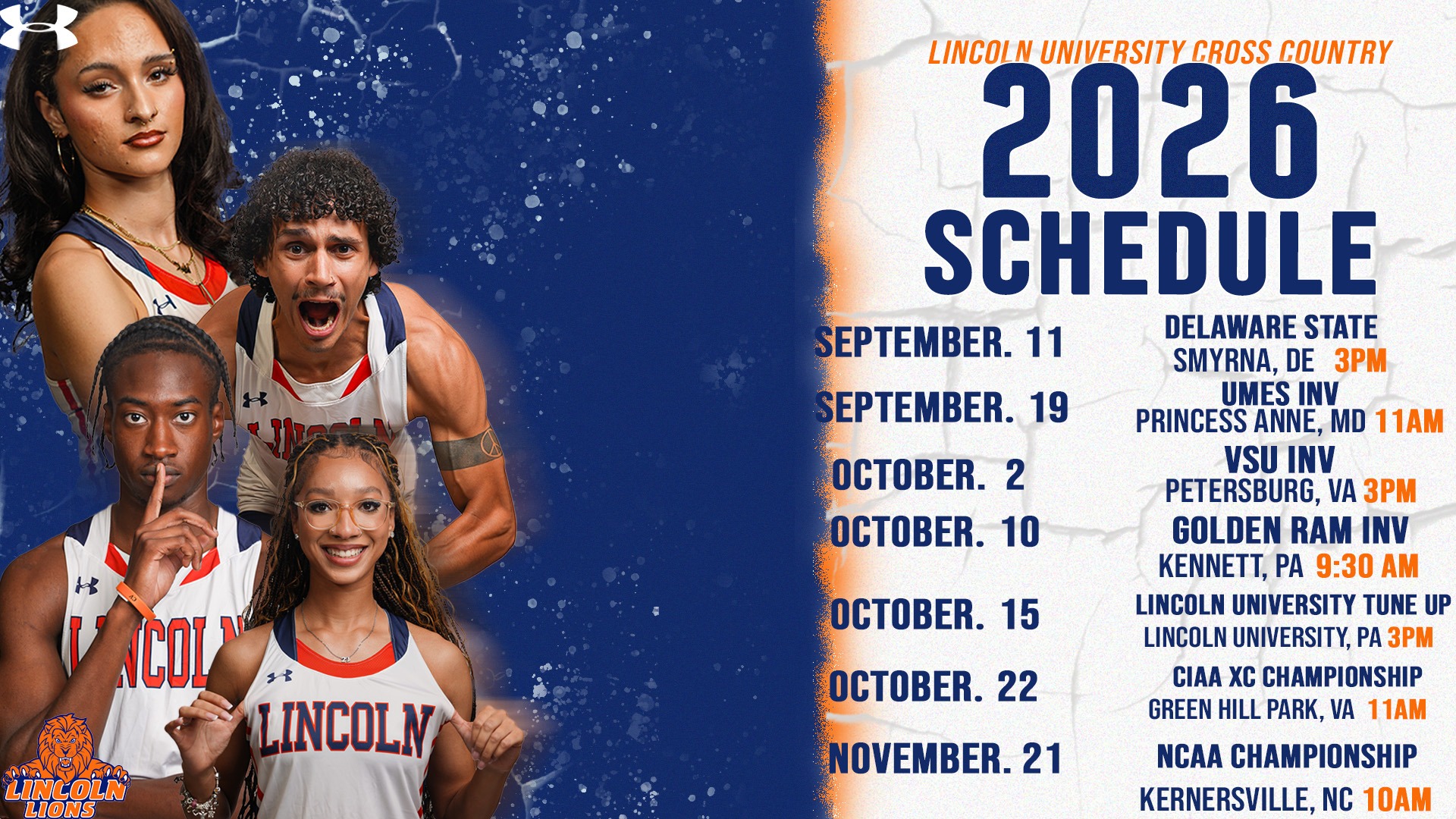 XC schedule 2026