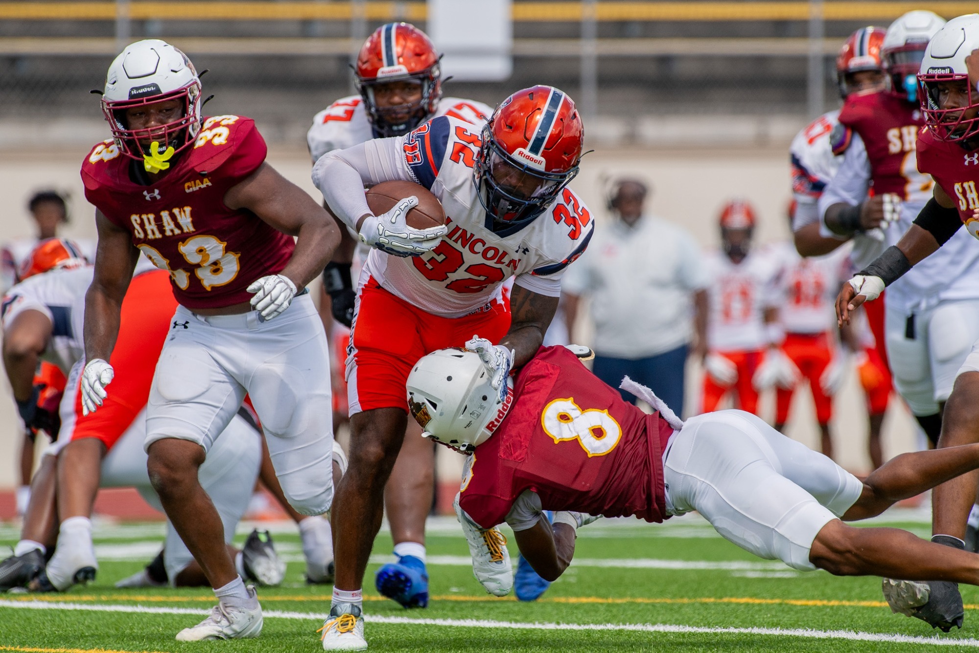 football at Shaw