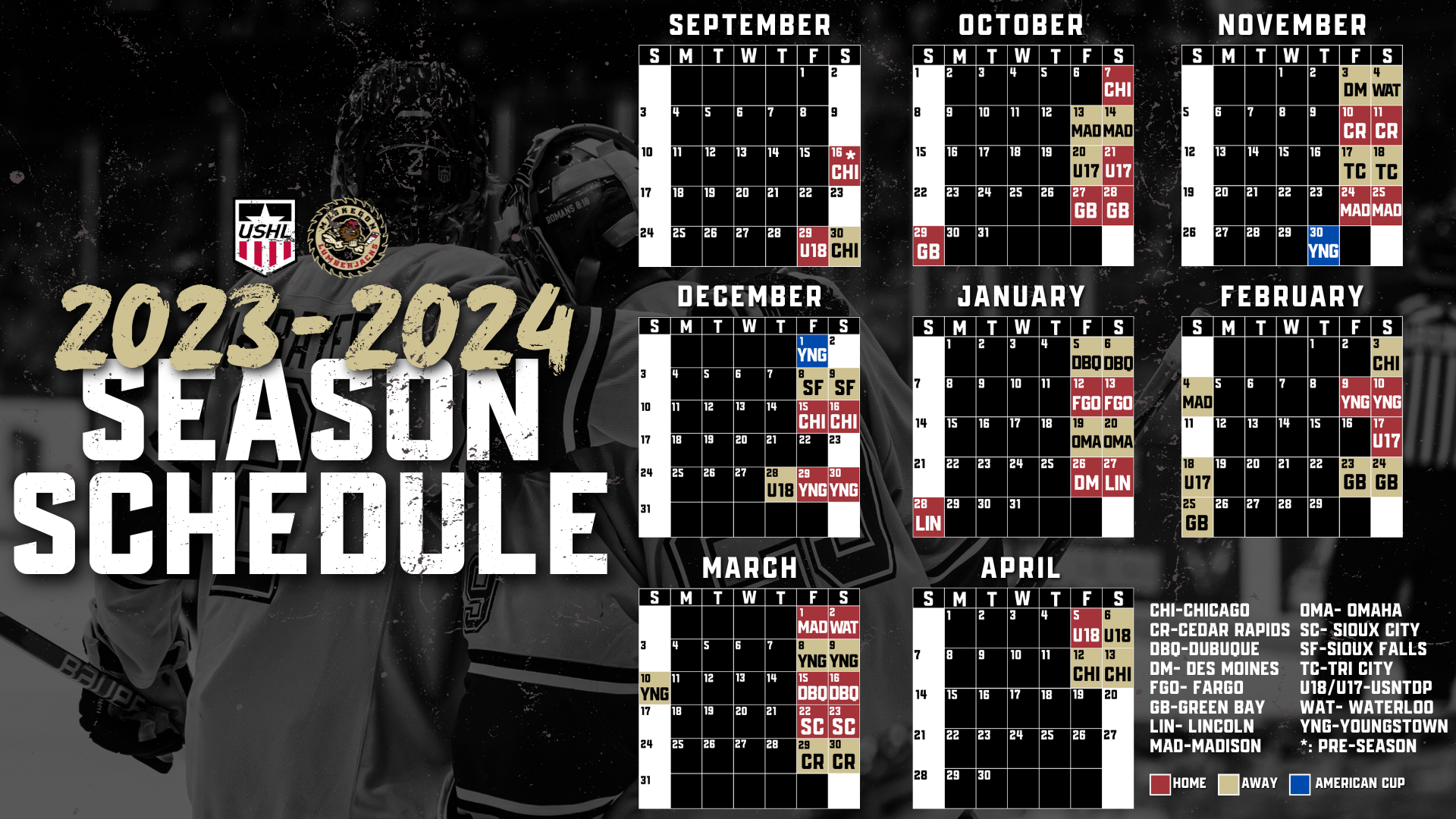 2023-24 Regular Season Schedule