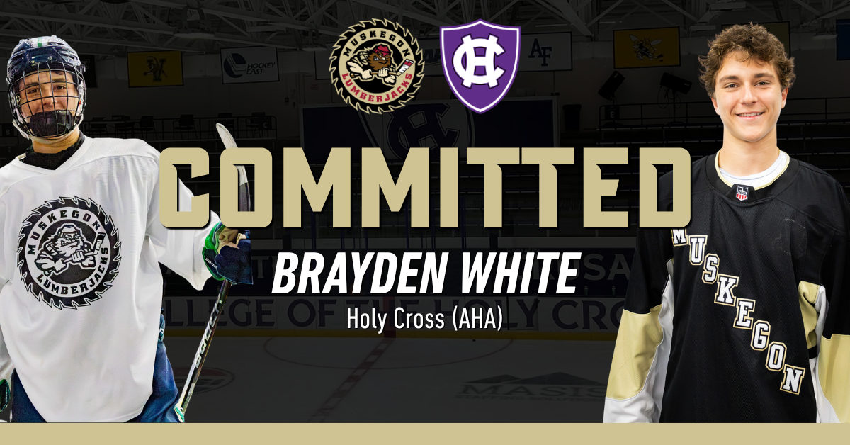 Brayden White Holy Cross Commitment