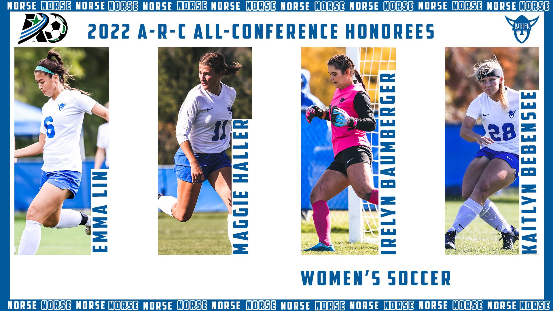 Four Norse earn AllConference Honors Luther College