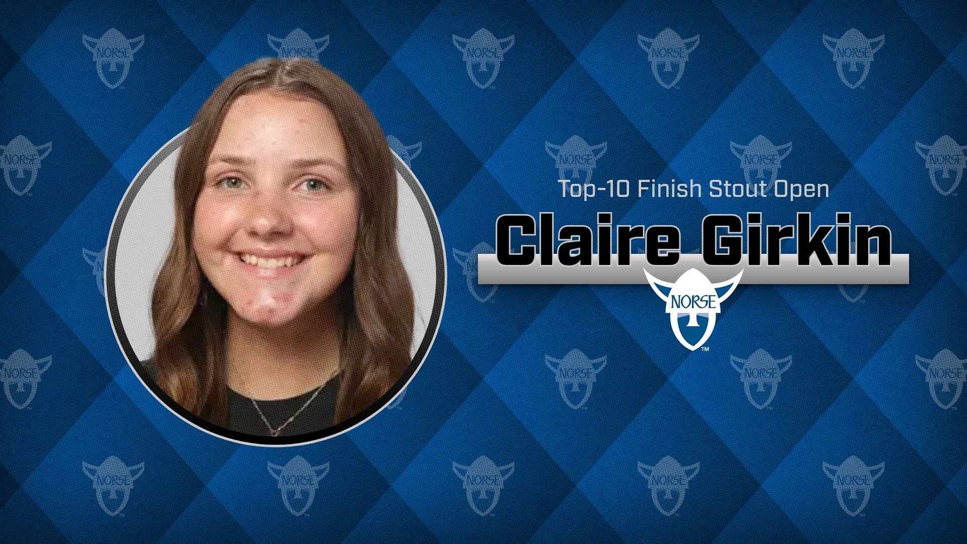 Claire Girkin Top-10 Finish Stout Open Feature Graphic