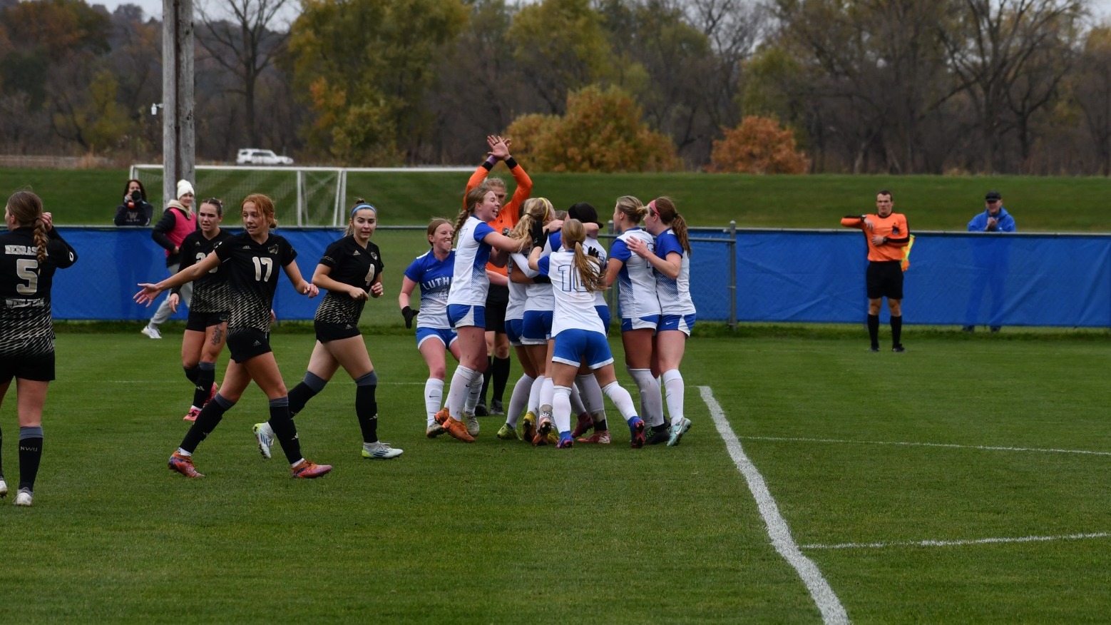 Luther Goal Celebration vs NWU 2025