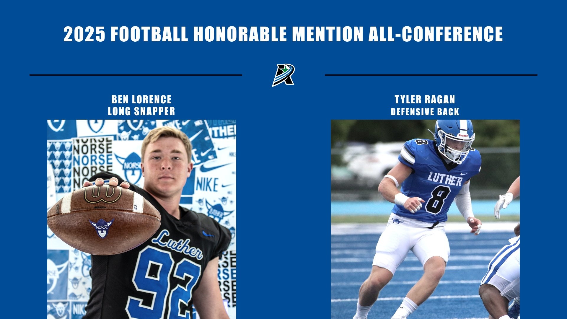 Lorence and Ragan A-R-C Honorable Mention All-Conference 2025 Feature Graphic