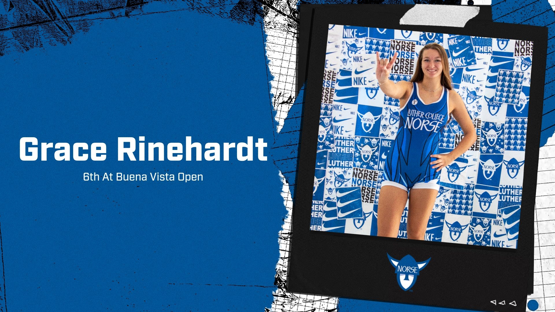 Grace Rinehardt 6th at Buena Vista Open Feature Graphic 12.6.25