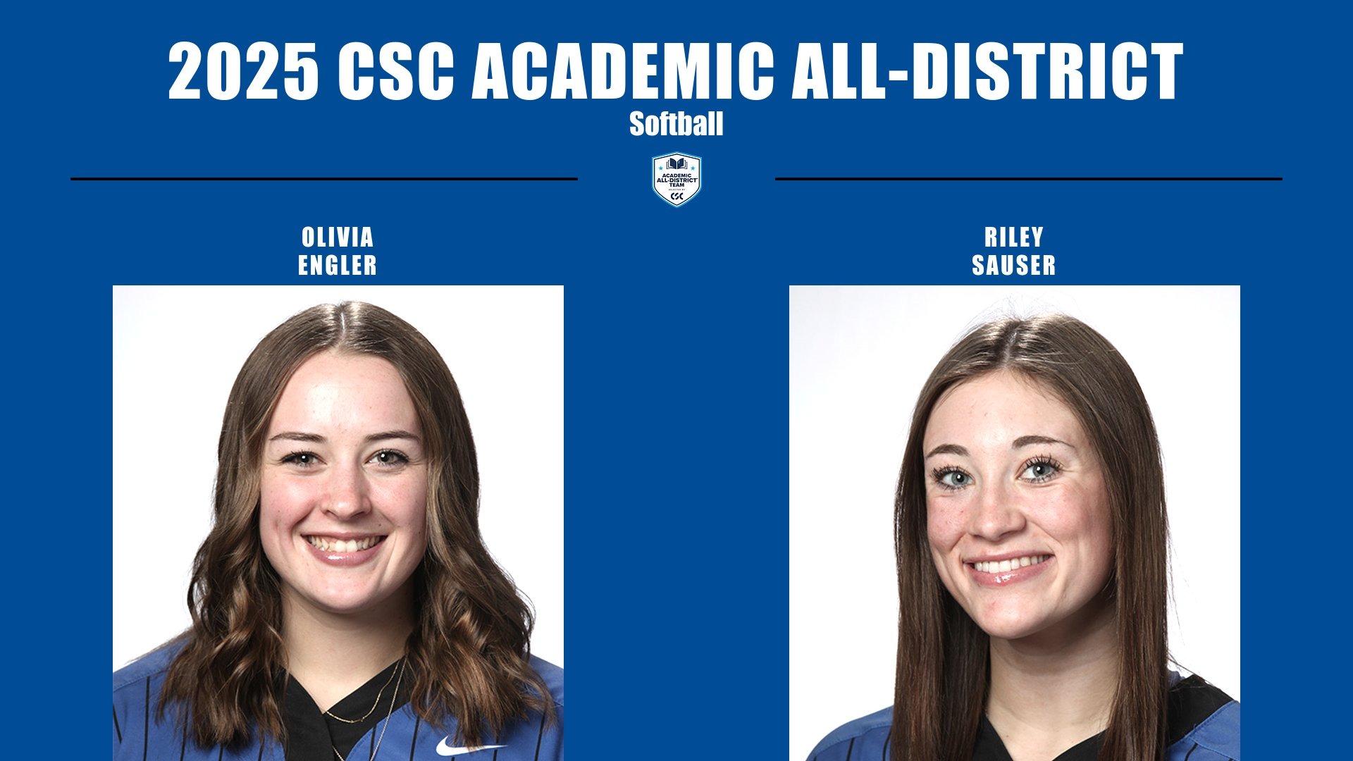 2025 Softball CSC Academic All-District 