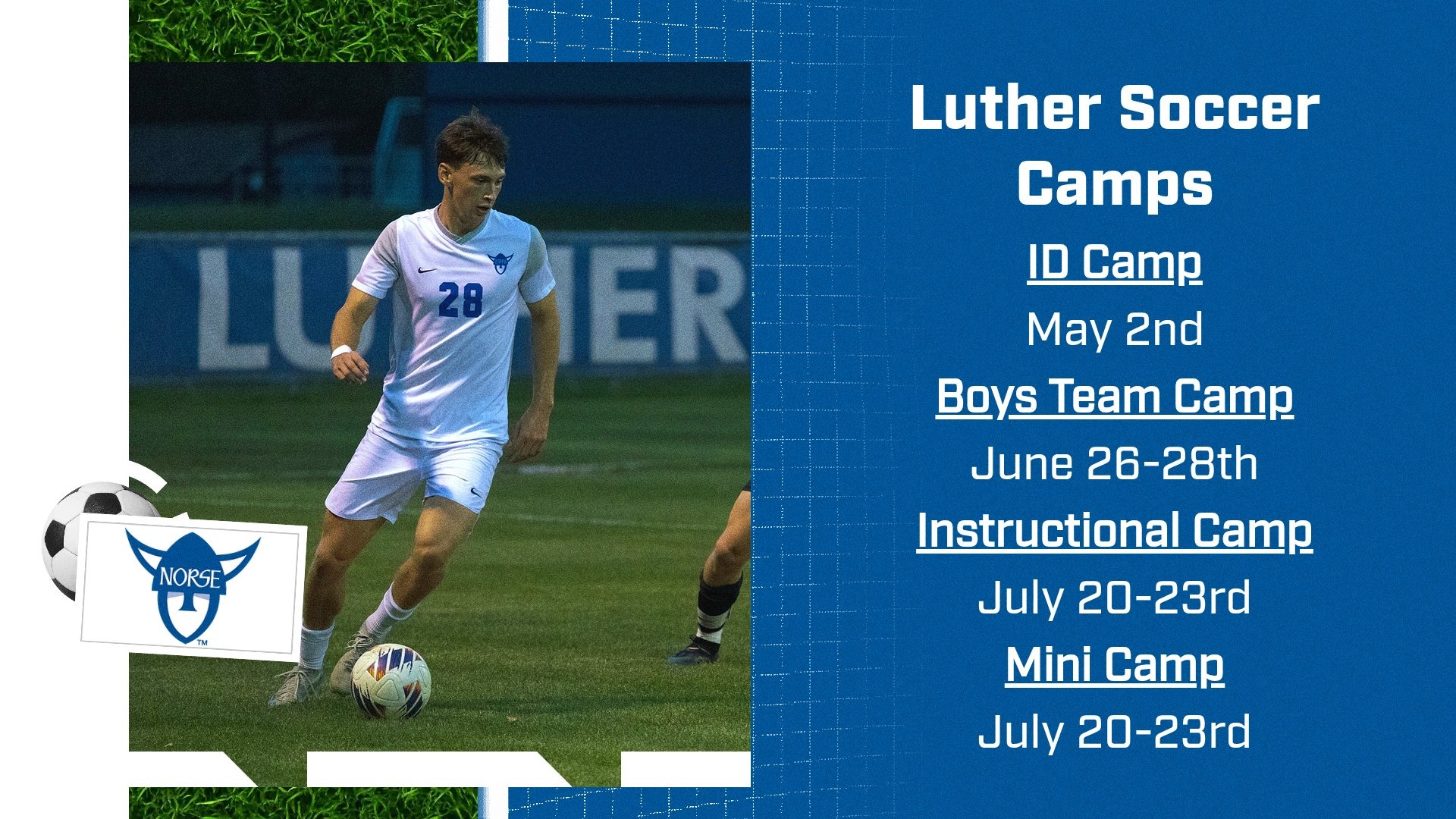 Luther Soccer Camps Feature Graphic