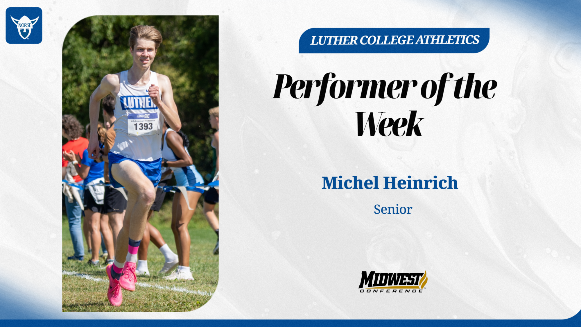 Performer of the Week- Michel Heinrich 10.20.26