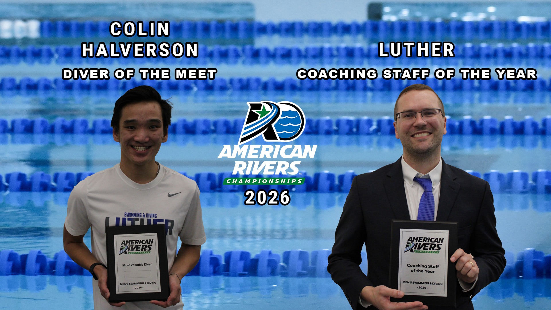 Luther Men's Swimming and Diving A-R-C Championship Major Awards 2026