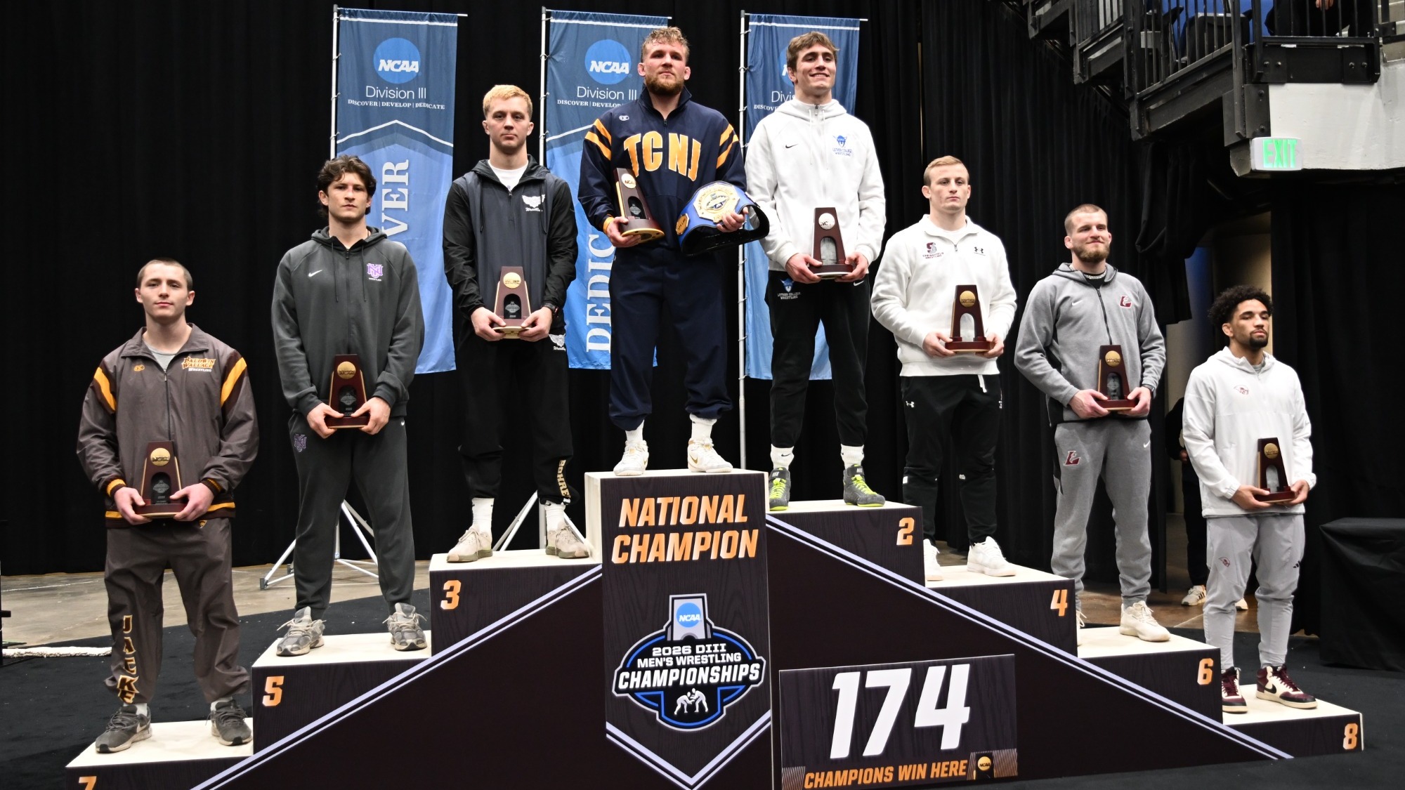 Bryce McDonough - 174 Runner-up NCAA III Championship Podium 2026