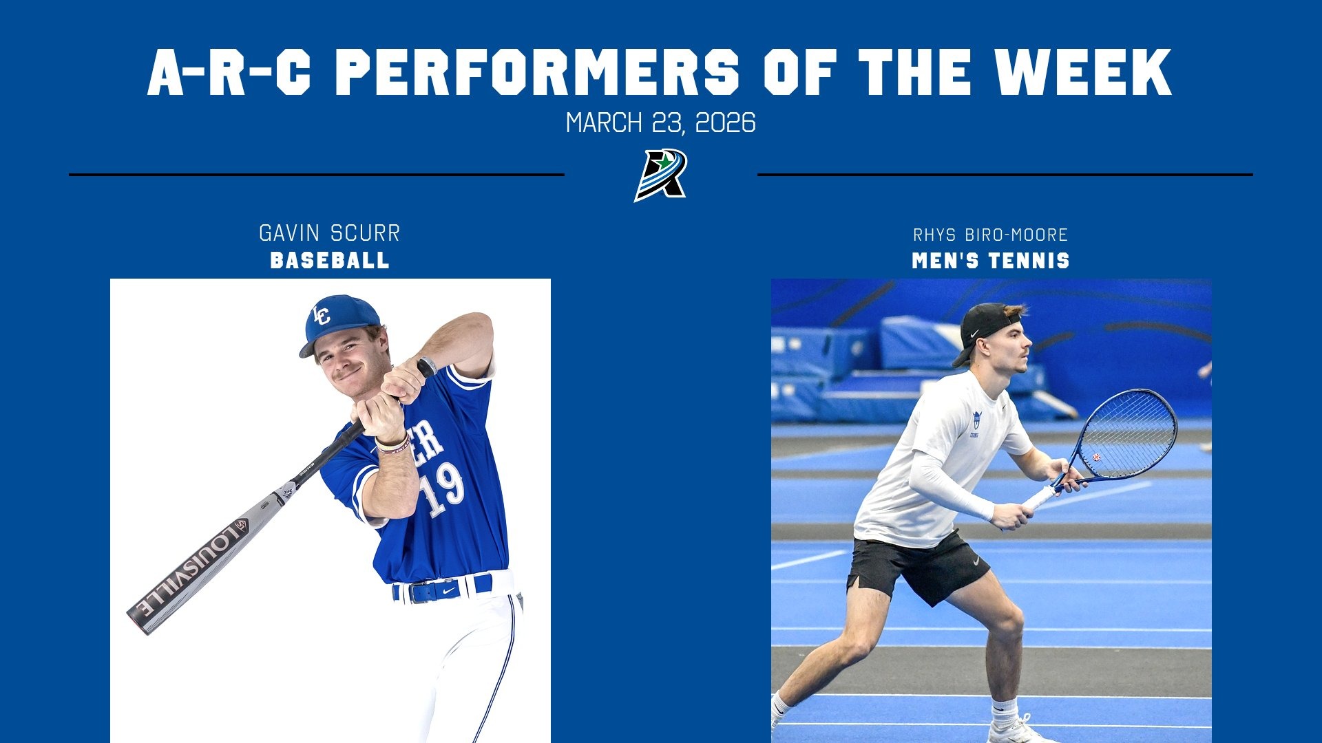 A-R-C Performers of the Week March 23, 2026 - Gavin Scurr and Rhys Biro-Moore
