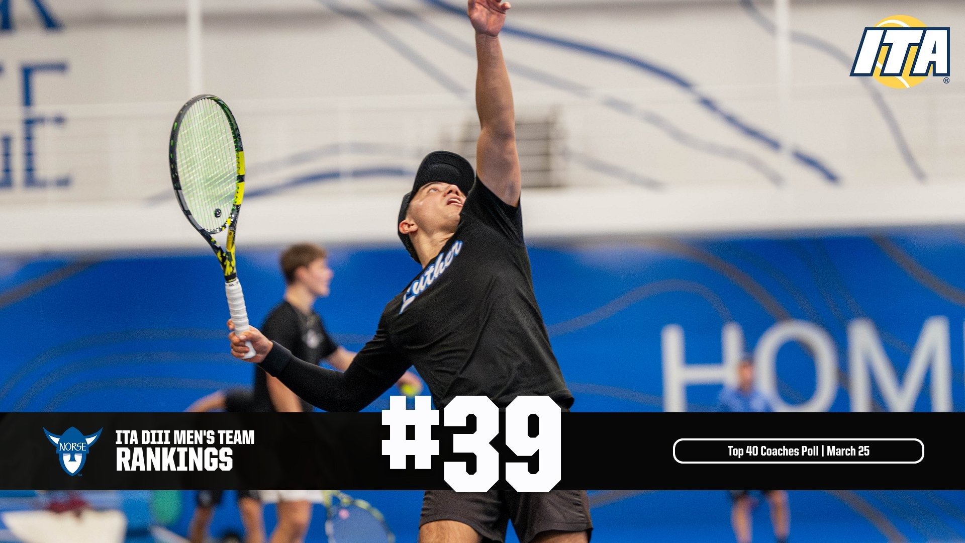 Men's Tennis ITA Ranking #39 March 25, 2026