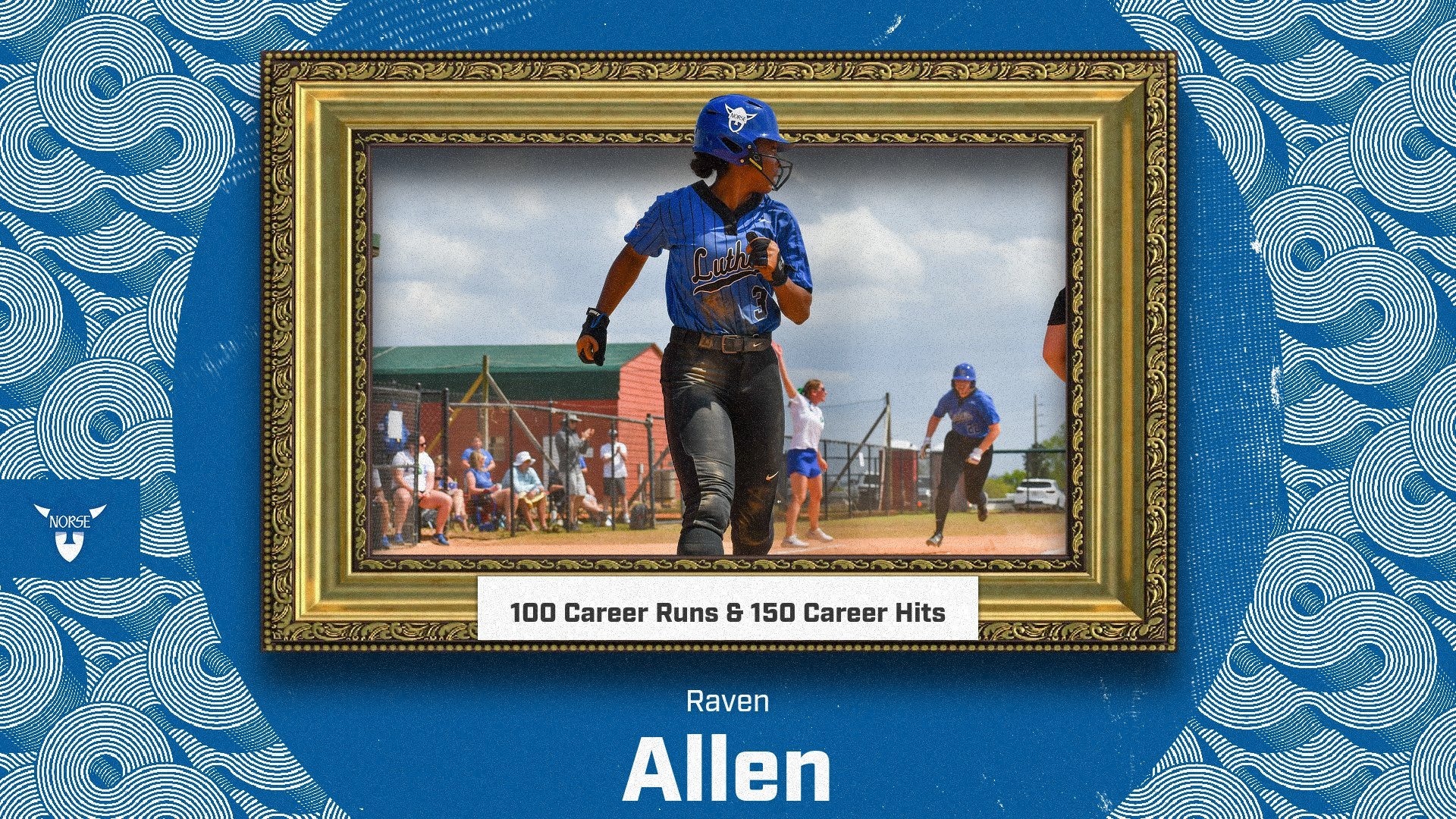 Raven Allen 150 career hits & 100 career runs