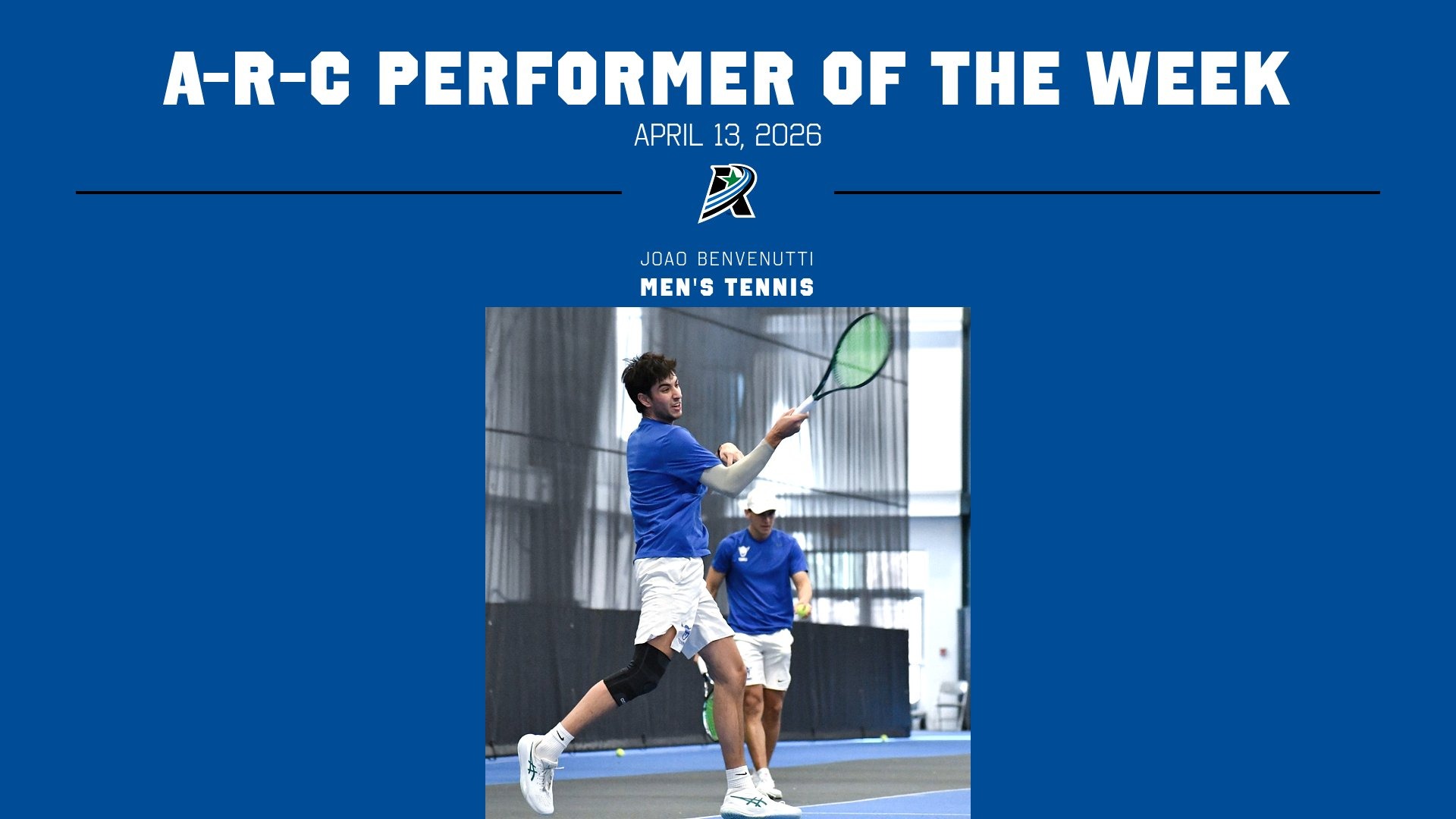 A-R-C Performer of the Week - Joao Benvenutti - April 13, 2026 Feature Graphic