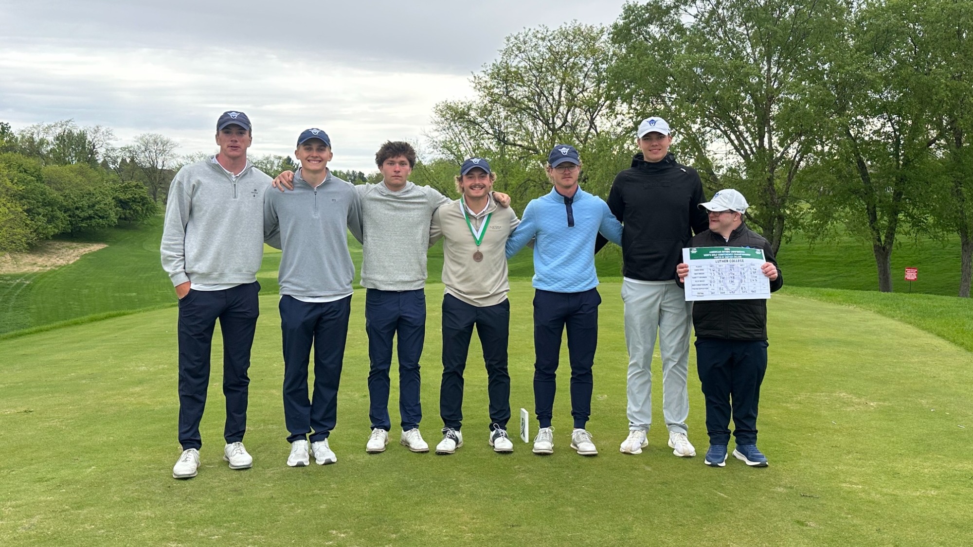 Men's Golf Team Photo at 2026 A-R-C Championship 