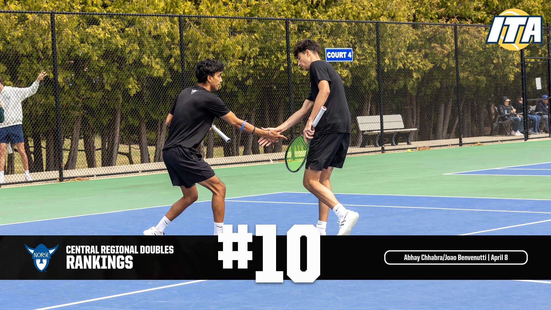 Joao Benvenutti and Abhay Chhabra - Rankings Graphic April 8, 2026
