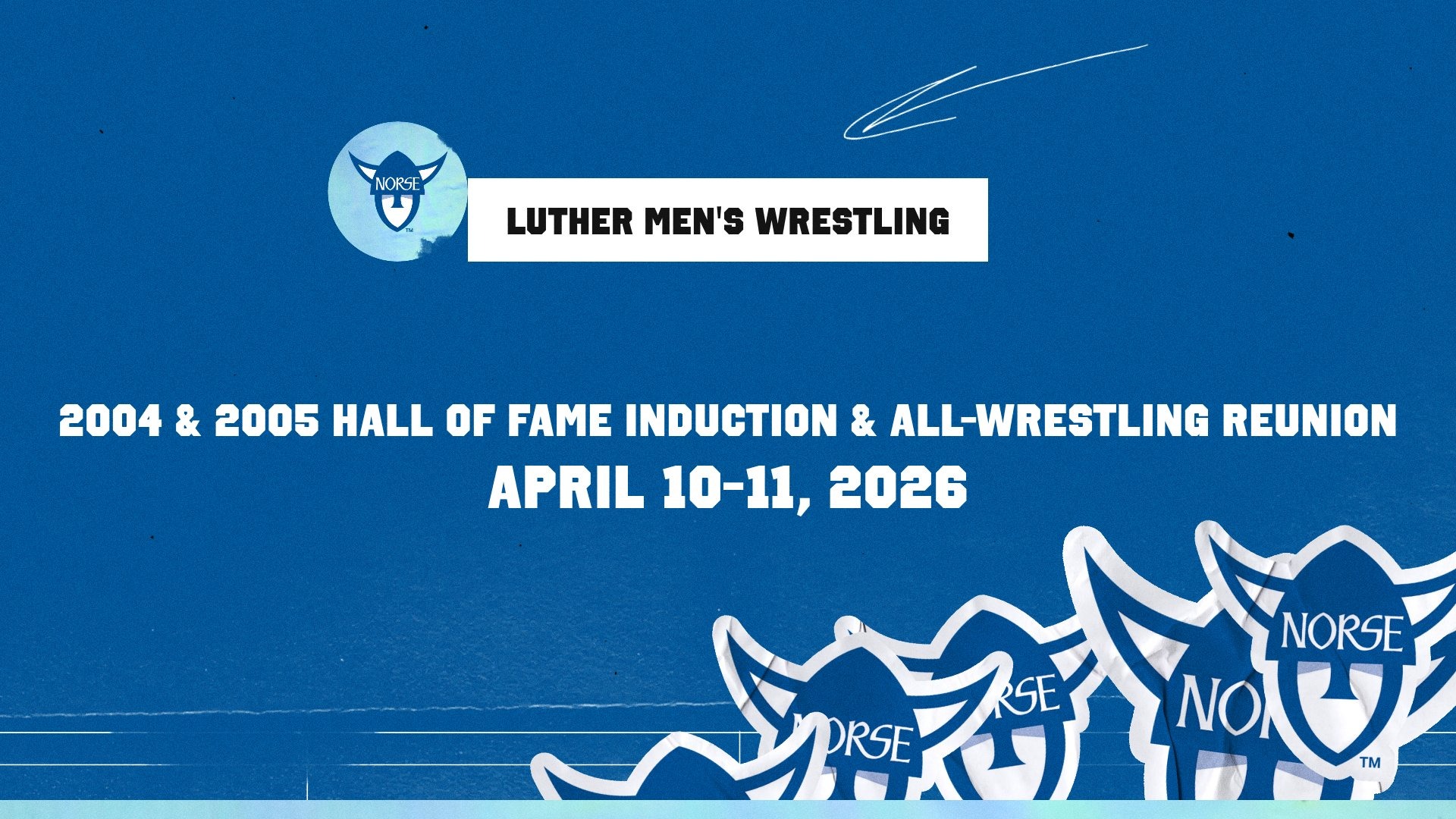 Men's Wrestling - 2004 & 2005 Hall of Fame / All-Wrestling Reunion Feature Graphic 2026
