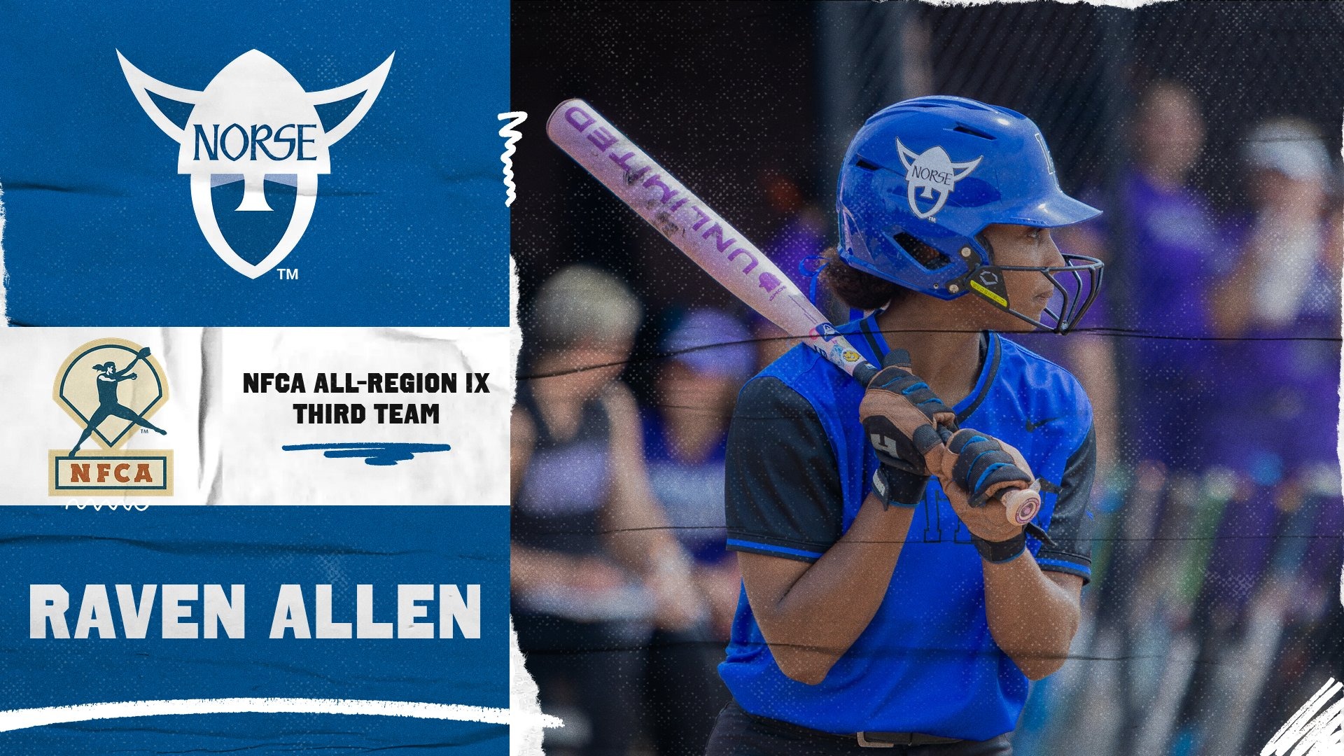 Raven Allen - NFCA All-Region IX Third Team Honors Feature Graphic 2026