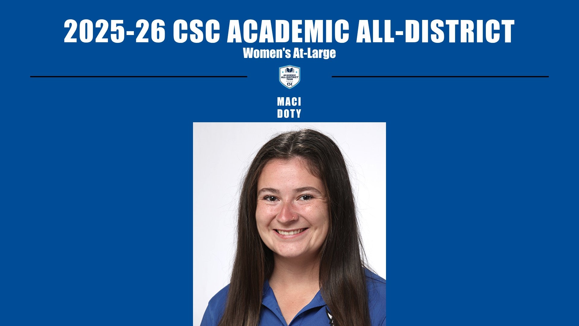 CSC Academic All-District Women's Golf 2026