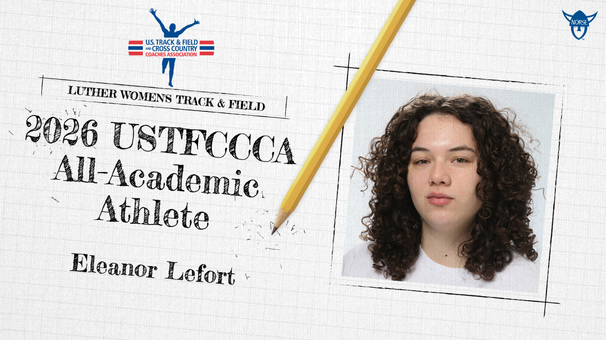 USTFCCCA Women's Track and Field - All-Academic Athlete 2026 Feature Graphic