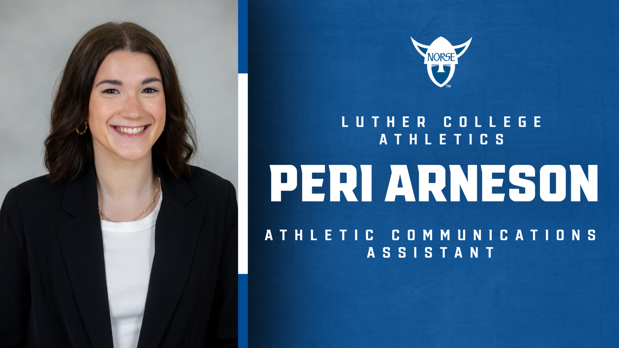 Peri Arneson - Athletic Communications Assistant Feature Graphic 2026