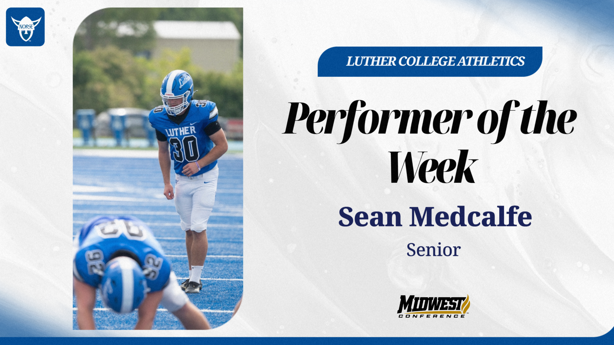 Sean Medcalfe-Performer of the Week 9.21.26