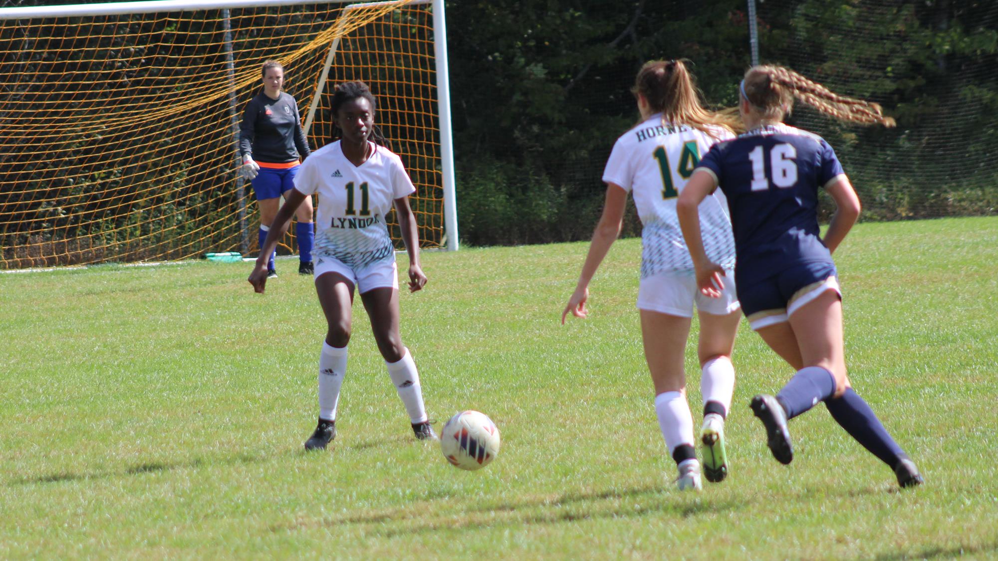 Strong defensive effort carries women past SUNY Canton Vermont