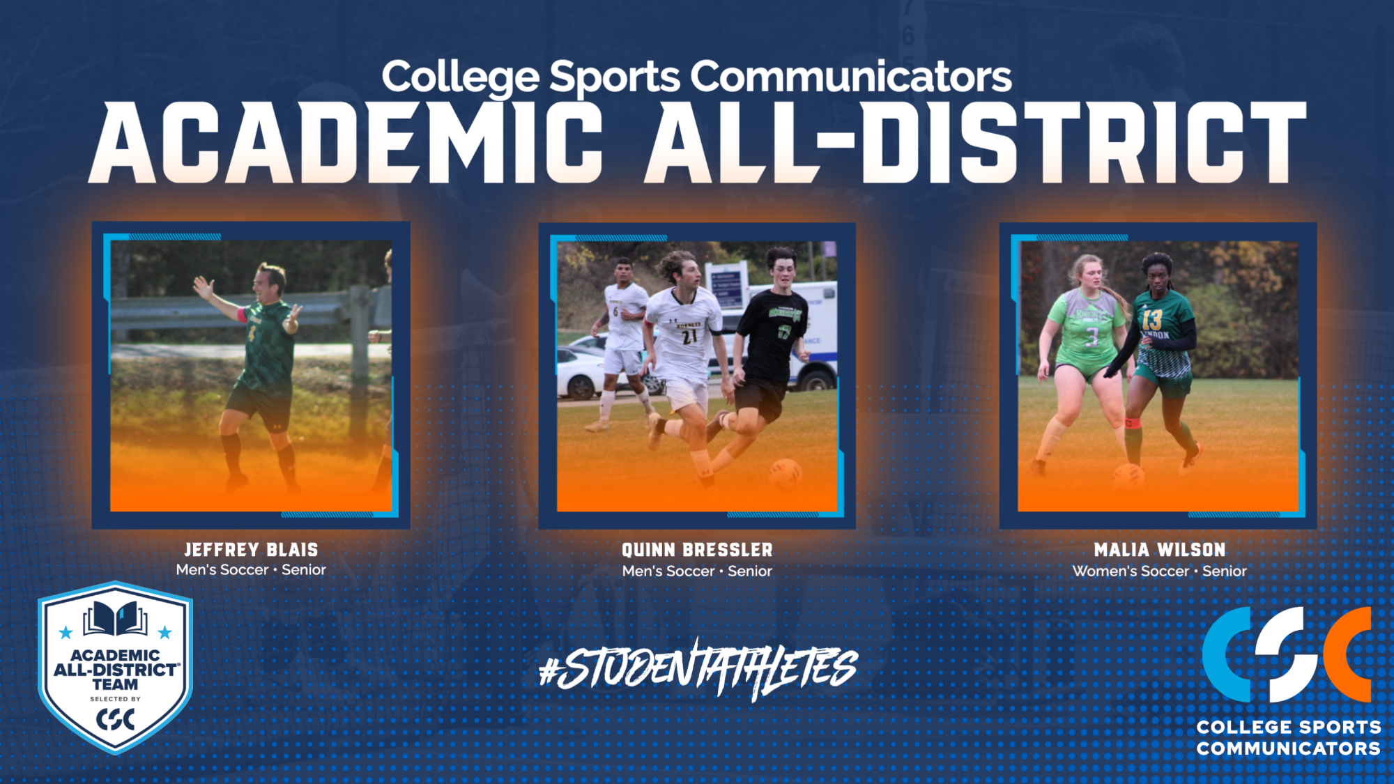 Academic All-District Soccer 25